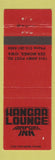 Matchbook Cover - Hangar Lounge Airport Inn Des Moines IA