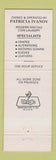 Matchbook Cover - Steve's Dry Cleaners Coin Laundry