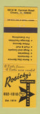 Matchbook Cover - Rosicky's Cleaners Cicero IL
