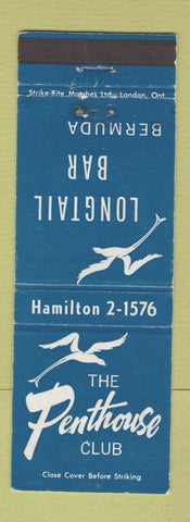Matchbook Cover - The Penthouse Club Bermuda