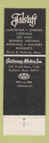 Matchbook Cover - Gateway Motor Inn Falstaff Restaurant Seekonk MA