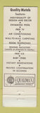 Matchbook Cover - Larson's Motel Gettysburg PA