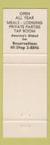 Matchbook Cover - Longfellow's Wayside Inn South Sudbury MA
