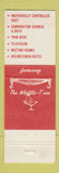 Matchbook Cover - William Henry Inn Lenox Pittsfield MA