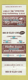 Matchbook Cover - United Automatic Vending Aberdeen MD WEAR