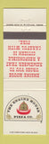 Matchbook Cover - The Engine House Pizza Company