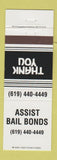 Matchbook Cover - Assist Bail Bonds