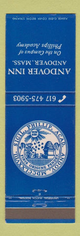 Matchbook Cover - Andover Inn MA