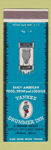 Matchbook Cover - Yankee Drummer Inn Auburn MA