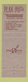 Matchbook Cover - Thunderbird Motor Lodge Fitchburg MA WEAR
