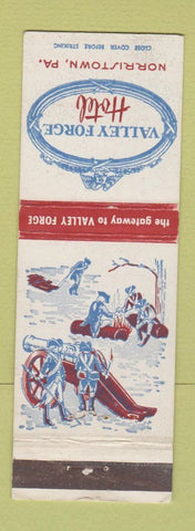 Matchbook Cover - Valley Forge Hotel Norristown PA WEAR