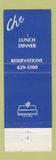 Matchbook Cover - Che Houston TX restaurant