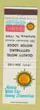 Matchbook Cover - Quality Motel Gettysburg PA Motor Lodge