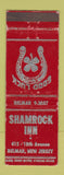 Matchbook Cover - Shamrock Inn Belmar NJ WEAR
