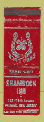 Matchbook Cover - Shamrock Inn Belmar NJ WEAR