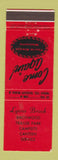 Matchbook Cover - Lyons Brook Birchwood Trailer Park Canada