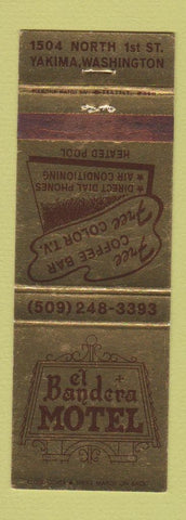 Matchbook Cover - El Bandera Motel Yakima WA