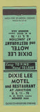 Matchbook Cover - Dixie Lee Motel