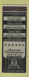 Matchbook Cover - Ingram Cunning Hotels Nashville TN