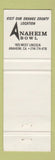 Matchbook Cover - Covina Bowling West Covina CA