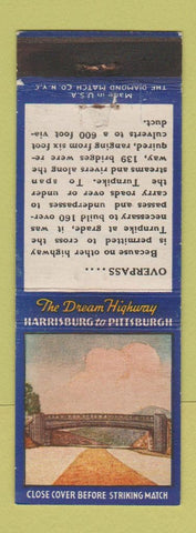 Matchbook Cover - Dream Highway Harrisburg Pittsburgh PA