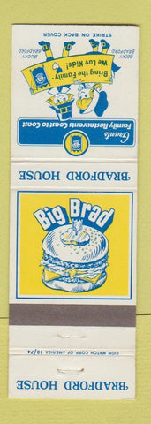 Matchbook Cover - Big Brad Hamburgers Bradford House