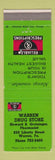 Matchbook Cover - Warren Drug Store Warren PA