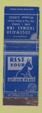Matchbook Cover - Edgewater Thomas Inn Canada Tax Stamp WEAR