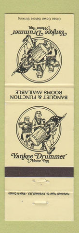 Matchbook Cover - Yankee Drummer Motor Inn Kittery ME Auburn MA