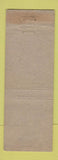 Matchbook Cover - The Golden Pheasant San Francisco CA WEAR