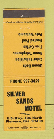 Matchbook Cover - Silver Sands Motel Florence OR