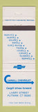 Matchbook Cover - Cargill Chevrolet Putnam CT