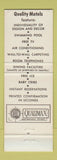 Matchbook Cover - Larson's Motel Gettysburg PA Quality Motel