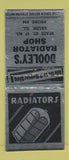 Matchbook Cover - Dooley's Radiator Shop Salem IL low phone # BOBTAIL