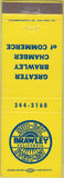 Matchbook Cover - Brawley CA Chamber of Commerce