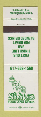 Matchbook Cover - Sneakers Restaurant Marblehead MA