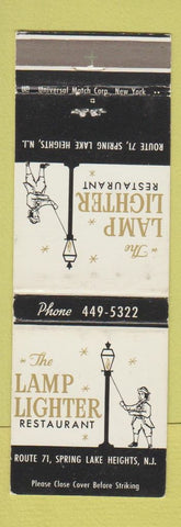 Matchbook Cover - The Lamp Lighter Restaurant Spring Lake Heights NJ