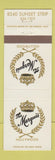Matchbook Cover - The Marquis Hollywood CA