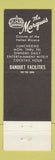 Matchbook Cover - The Marquis Hollywood CA