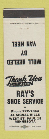 Matchbook Cover - Ray's Shoe Service West St Paul MN
