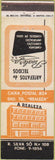 Matchbook Cover - 1957 Brazil A Realeza Fabric Sales?