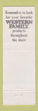 Matchbook Cover - Western Family Foods Canned Corn