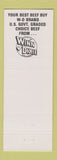 Matchbook Cover - Winn Dixie Grocery Blue Arrow Laundry Soap