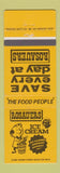 Matchbook Cover - Rosauers Ice Cream Grocery