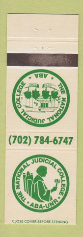 Matchbook Cover - National Judicial College