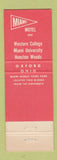 Matchbook Cover - Miami Motel Oxford OH
