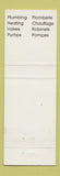 Matchbook Cover - Crane Plumbing Fixtures Diana 1-20 Canada