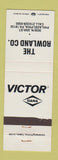 Matchbook Cover - Victor Dana Rowland Company Philadelphia PA
