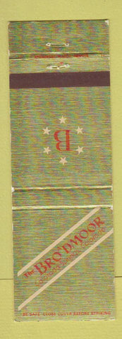 Matchbook Cover - Broadmoor Hotel Colorado Springs