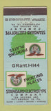 Matchbook Cover - Standard Electrotype Pittsburgh PA Printing Plates 30 Stick